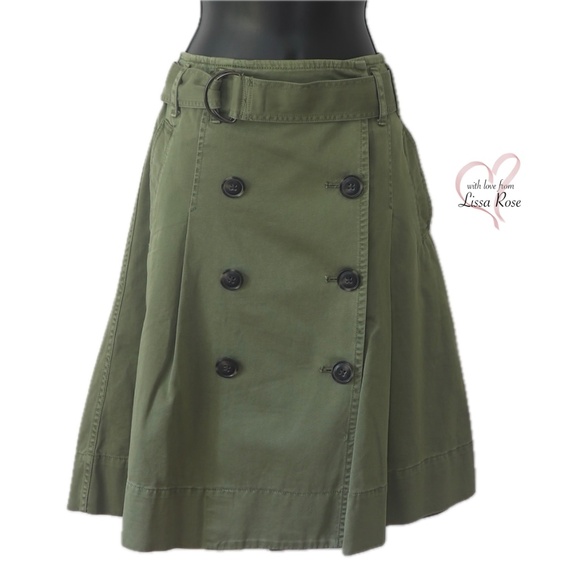 Chino Trench Skirt (J. Crew) - Picture 1 of 4
